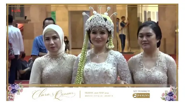 12 Momen Akad Nikah Masayu Clara dan Qausar Harta, Usung Adat Sunda