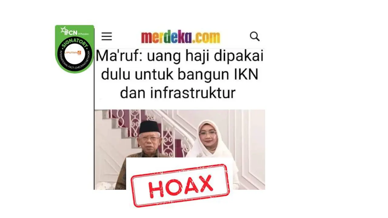 Cek Fakta artikel Merdeka.com