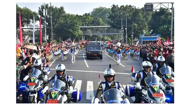 6 Potret Kirab Bendera Merah Putih dari Monas ke IKN, Pertama dalam Sejarah
