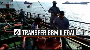 Badan Keamanan Laut (Bakamla) RI menangkap dua kapal yang diduga melakuka transfer BBM ilegal di perairan Jakarta Utara.