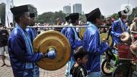Adapun rangkaian acara Lebaran Betawi ini telah dilangsungkan sejak Sabtu, 12 Mei 2023 yang juga dimeriahkan dengan berbagai tradisi khas Betawi, antara lain pementasan Lenong, Tari Topeng, atraksi silat. (merdeka.com/Iqbal S. Nugroho)