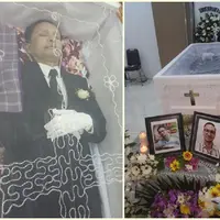 Jenazah Isam Surentu dimakamkan di TPU Pondok Rangon, Jakarta Timur. (Facebook/NaDya Kaunang Surentu)