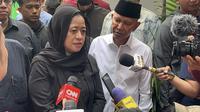 Ketua DPR RI Puan Maharani saat mendatangi rumah duka Affan pada Sabtu (30/8/2025). (Liputan6.com/Winda Nelfira)