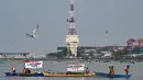 Konferensi COP29 melibatkan 80 ribu delegasi dari berbagai negara, termasuk Filipina, untuk membahas upaya-upaya penanganan terhadap tantangan perubahan iklim. (JAM STA ROSA/AFP)