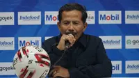 Pelatih Barito Putera Djadjang Nurdjaman. (Liputan6.com/Huyogo Simbolon)