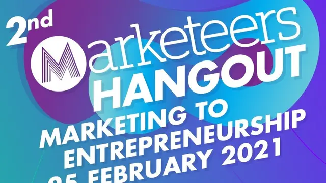 Event virtual Marketeers Hangout 2021.