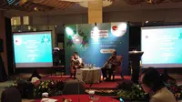 Yayasan Kebun Raya Indonesia (YKRI) mengkumpulkan 100 orang peraih Kalpataru di berdiskusi mengenai isu lingkungan. (Liputan6/Ady Anugrahadi)