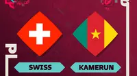 Prediksi Piala Dunia - Swiss Vs Kamerun&nbsp;(Bola.com/Fransiscus Ivan Pangemanan)