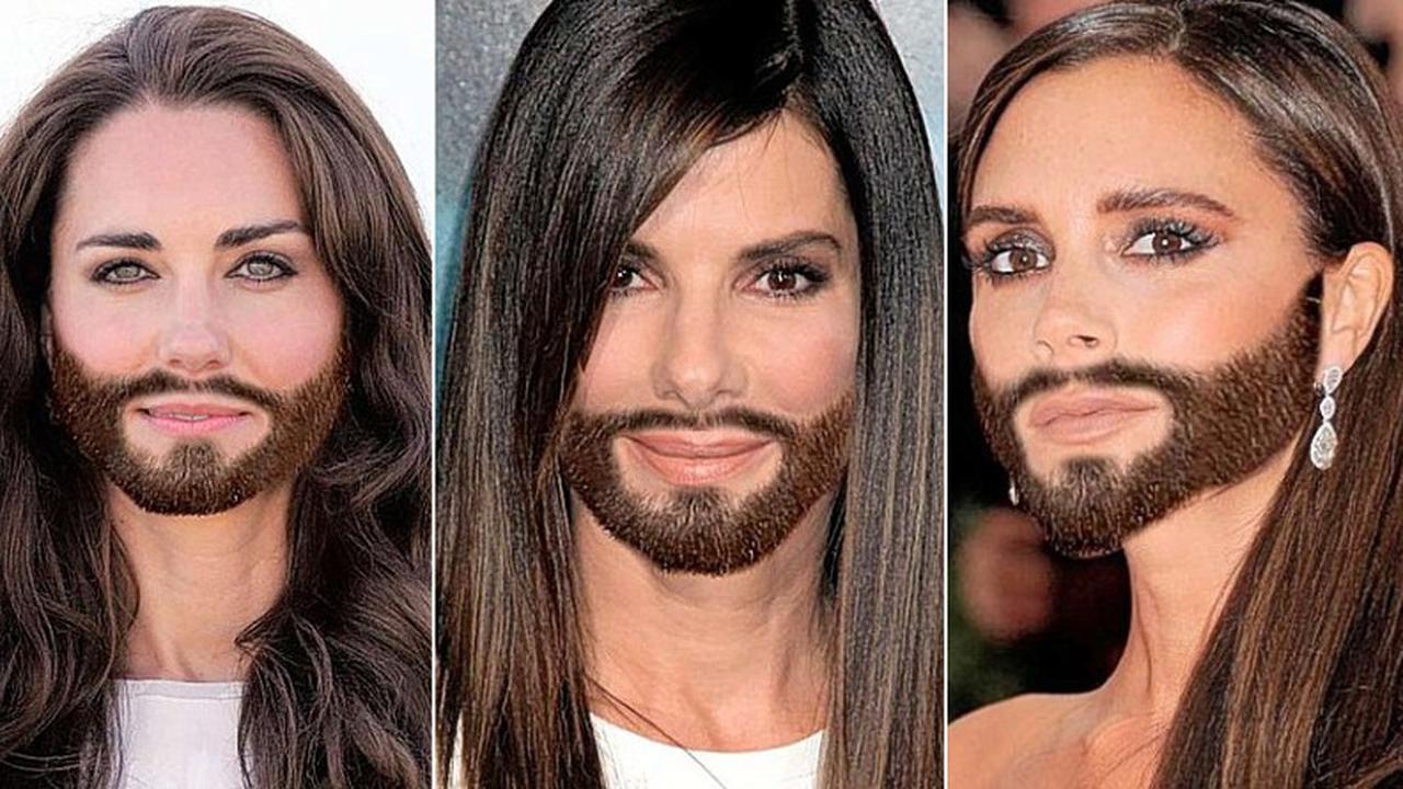 Conchita Wurst Eurovision 2014 - Kate Middleton Sandra Bullock Victoria Beckham 2