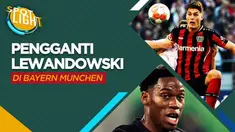 Berita video spolight kali ini tentang deretan pemain pengganti Robert Lewandowski di Bayern Munchen yang pindah ke Barcrlona.