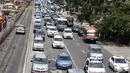 Ruas jalan MH Thamrin tanpa pengendara sepeda motor, Jakarta, Rabu (17/12/2014). (Liputan6.com/Faizal Fanani)