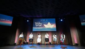 Konferensi Pers Musikal Perahu Kertas. (dok. Indonesia Kaya/ Trinity Entertainment Network )
