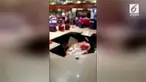 Sebuah insiden terjadi pada pesta perniakahan di China. Lantai hotel tempat upacara pernikahan runtuh dan melukai enam tamu.