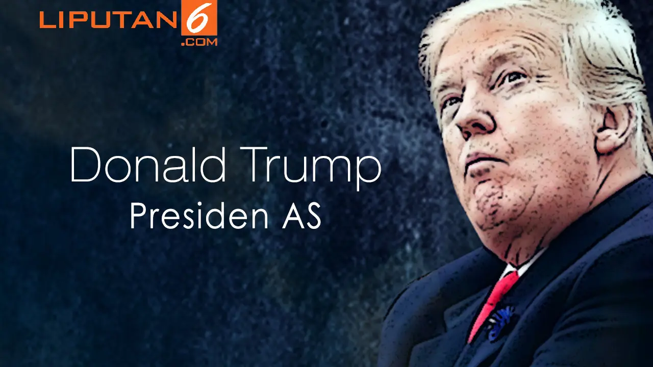 Banner Presiden AS Donald Trump