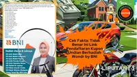 Cek Fakta: Tidak Benar Ini Link Pendaftaran Kupon Undian Berhadiah Wondr by BNI