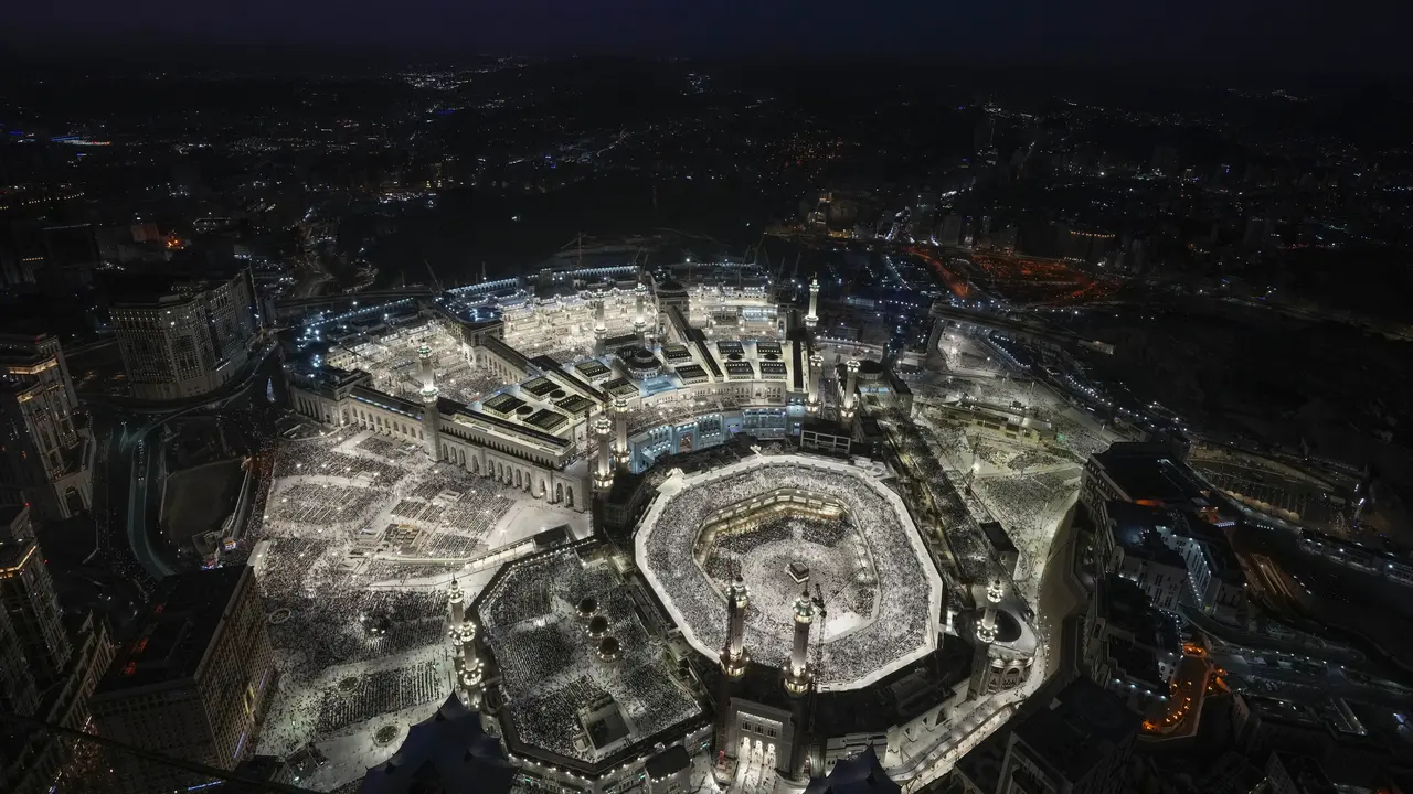 Foto Udara Suasana di Masjidil Haram