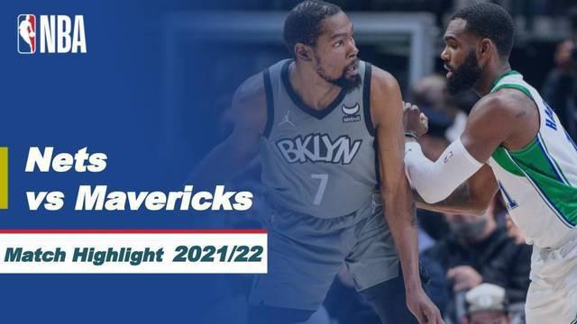 Berita video highlights NBA, pertandingan antara Dallas Maverick melawan Brooklyn Nets dalam lanjutan NBA 2021/2022, Rabu (8/12/2021) WIB.