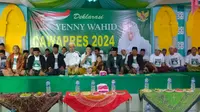 Aliansi Nahdliyyin-Santri Nusantara mendukung&nbsp;Yenny Wahid&nbsp;sebagai bakal calon wakil presiden (cawapres) pada Pemilihan Presiden atau Pilpres 2024 mendatang. (Liputan6.com/Dian Kurniawan)