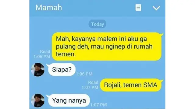 6 Chat Ibu Enggak Peka ke Anak Ini Bikin Geregetan