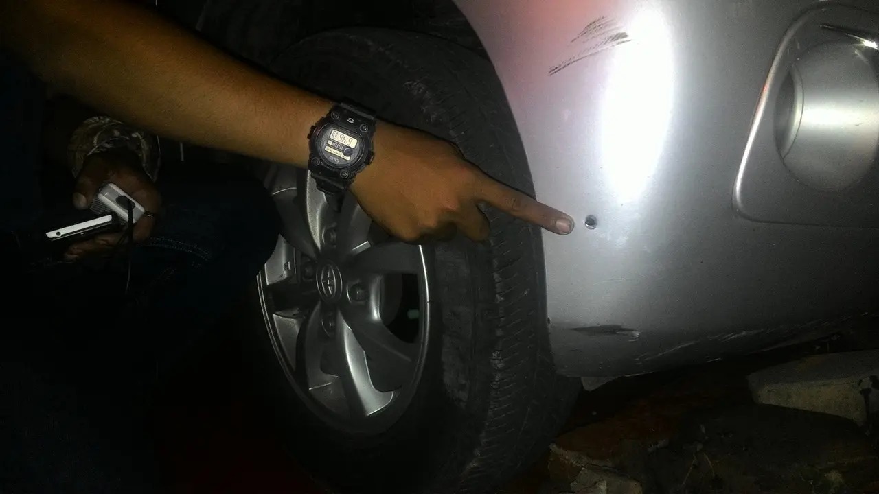 penembakan mobil tv one