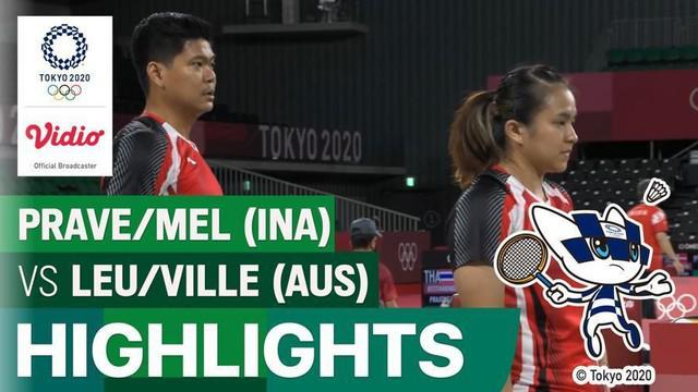 Berita video highlights bulutangkis ganda campuran Olimpiade Tokyo 2020, Praveen / Melati Vs Simon Wing / Gronya Somerville, Sabtu (24/7/21)