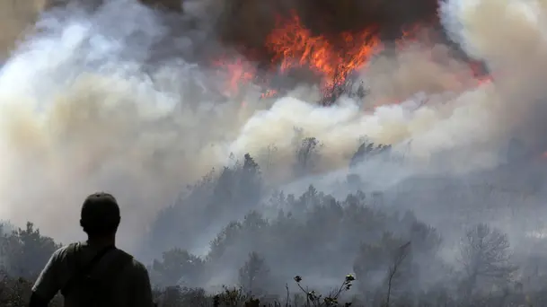 Kebakaran Hutan Ancam Kota Wisata Villa de Leyva di Kolombia