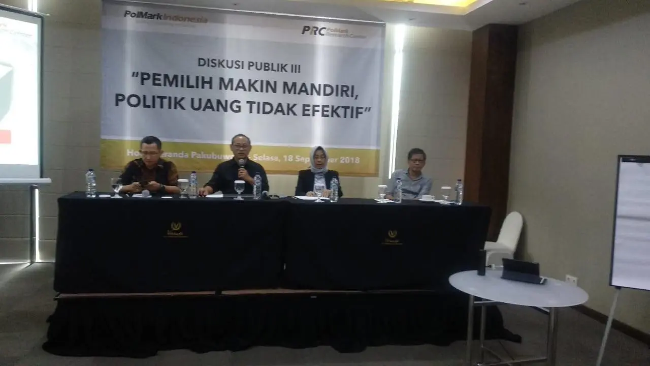 Lembaga riset PolMark Indonesia merilis hasil laporan.