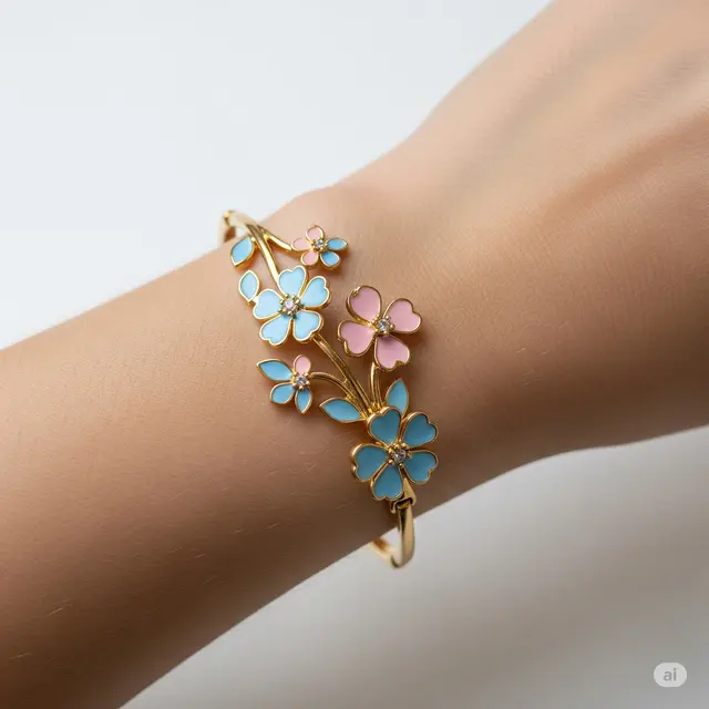 Model Gelang Emas 22 Karat 5 Gram Unik.