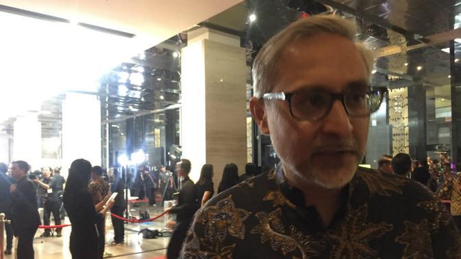 Duta Besar Inggris untuk Indonesia Moazzam Malik hadir dalam Debat Capres perdana di Hotel Bidakara, Jakarta (17/1/2019) (kredit: Liputan6.com)