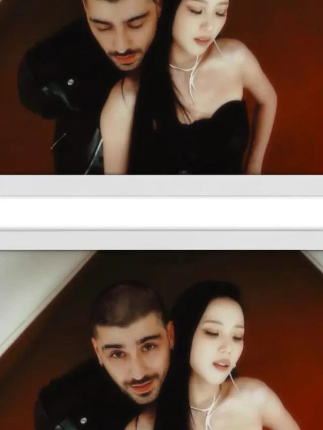 Jisoo Blackpink di Movie Eyes Closed Duet Bareng Zayn Malik pakai dress Balmian. [@sooyaaa__]