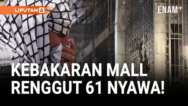 VIDEO: Tragedi Kebakaran Mall di Irak, 61 Orang Tewas Termasuk Anak-Anak