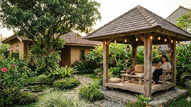 Inspirasi Gazebo Kecil yang Bikin Rumah Sederhana Terlihat Lebih Mahal