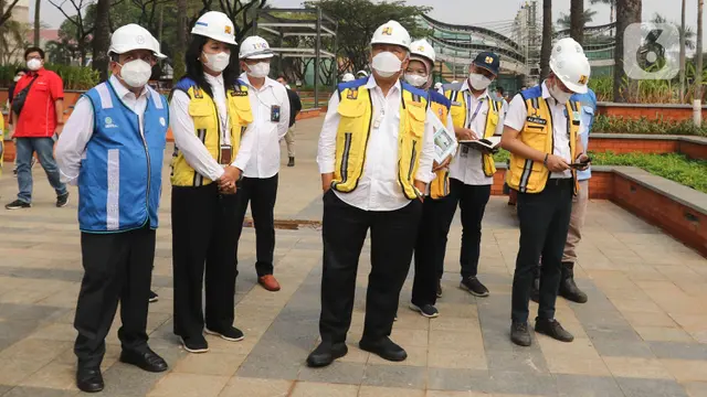 Menteri PUPR Tinjau proyek revitalisasi TMII