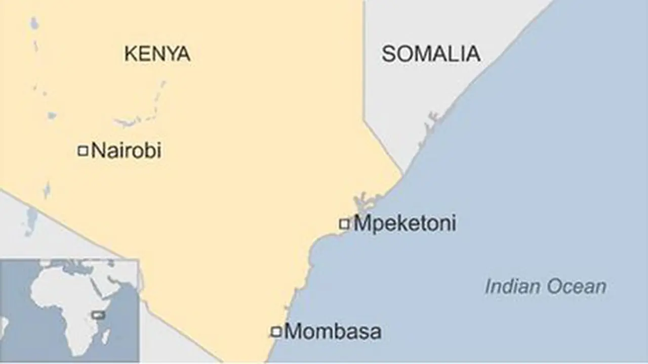 Peta Kenya-Somalia