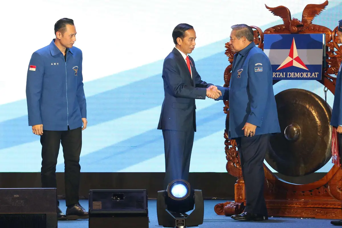 Presiden Jokowi Hadiri Rapimnas Partai Demokrat 2018