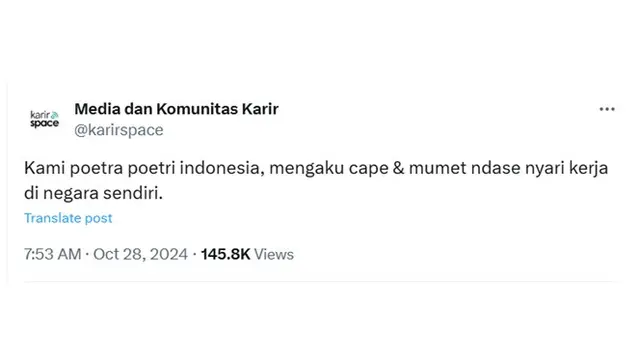 6 Isi Sumpah Pemuda ala Netizen Ini Bikin Tepuk Jidat, Banyak yang Relate