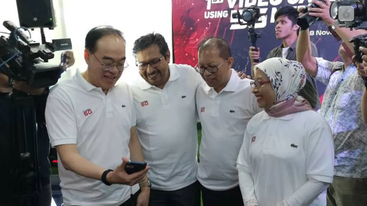 Uji coba 5G Telkomsel di Batam. Liputan6.com/Agustinus Mario Damar