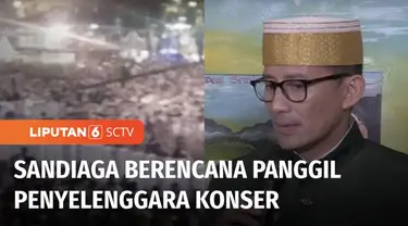 Festival musik Berdendang Bergoyang di Istora Senayan berbuntut panjang. Hasil pemeriksaan, jumlah penonton mencapai 21.000 orang, penyelenggara konser terancam sanksi pidana. Sandiaga Uno juga berencana panggil penyelenggara konser.