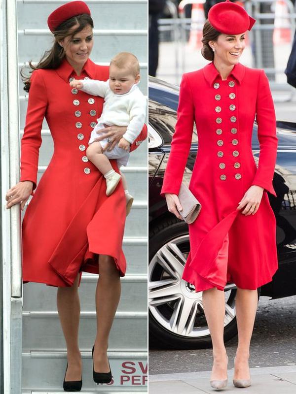 Kate Middleton pakai ulang coat dress dari 2014.