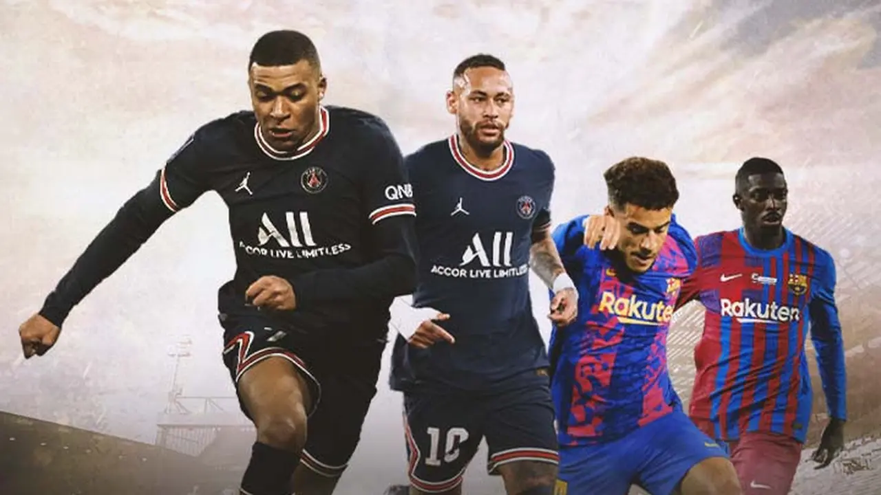 Ilustrasi - Pemain Kemahalan: Kylian Mbappe, Neymar, Coutinho, Ousmane Dembele