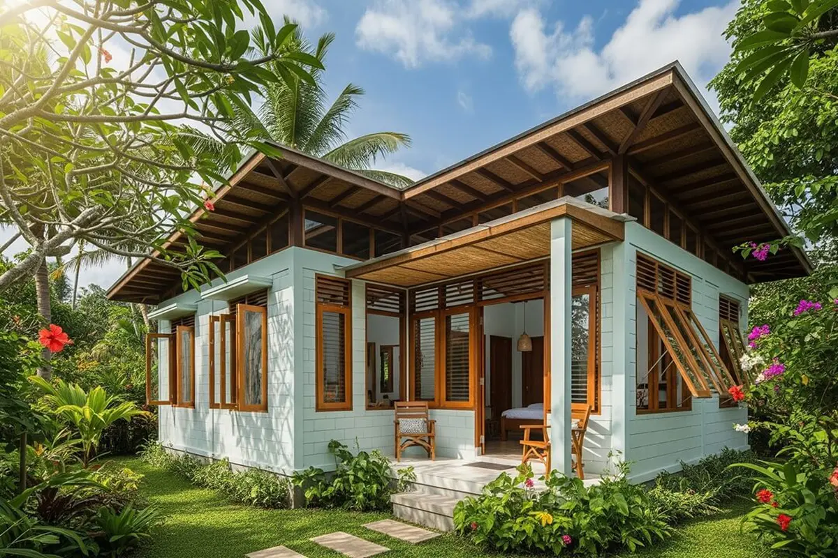 Desain Rumah Kecil Tapi Tetap Adem Tanpa AC Berkat Ventilasi Silang