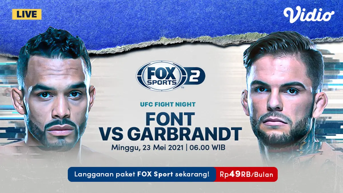 Link Live Streaming UFC Fight Night di FOX Sports Eksklusif Melalui