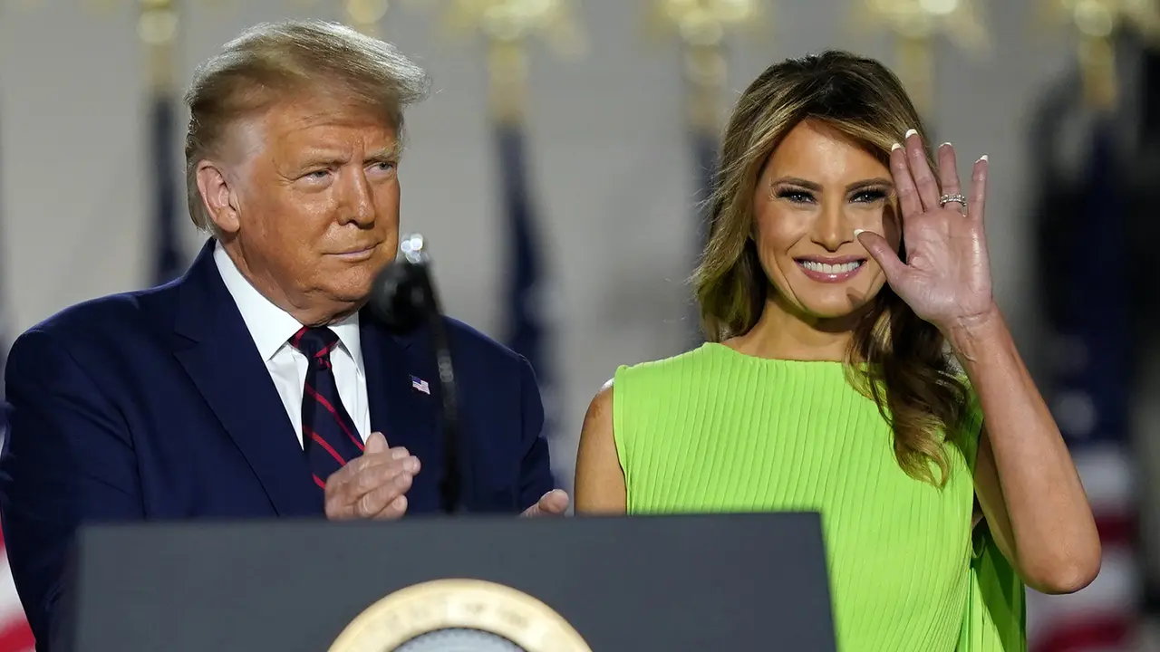 FOTO: Donald Trump Sampaikan Pidato di Konvensi Nasional Partai Republik