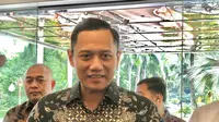 Menteri Agraria dan Tata Ruang/Kepala Badan Pertanahan Nasional (ATR/BPN), Agus Harimurti Yudhoyono (AHY) di Kantor Kementerian Koordinator Bidang Perekonomian, Jakarta, Senin (26/2/2024). (Tira/Liputan6.com)