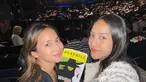 Pevita Pearce dan Anya Geraldine saat nonton Broadway di New York. (Foto: Instagram/ @pevpearce).