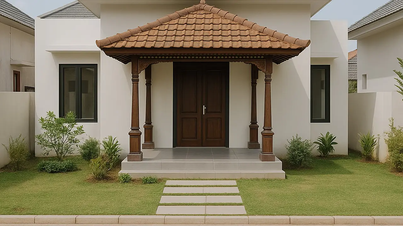 Model Teras Rumah Joglo Modern/Via ChatGPT