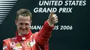 Michael Schumacher menjadi pebalap Formula 1 yang mampu meraih tujuh gelar juara dunia sepanjang kariernya. (AFP/Jeff Haynes)