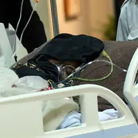 Julia Perez usai cuci darah di RSCM (Nurwahyunan/bintang.com)