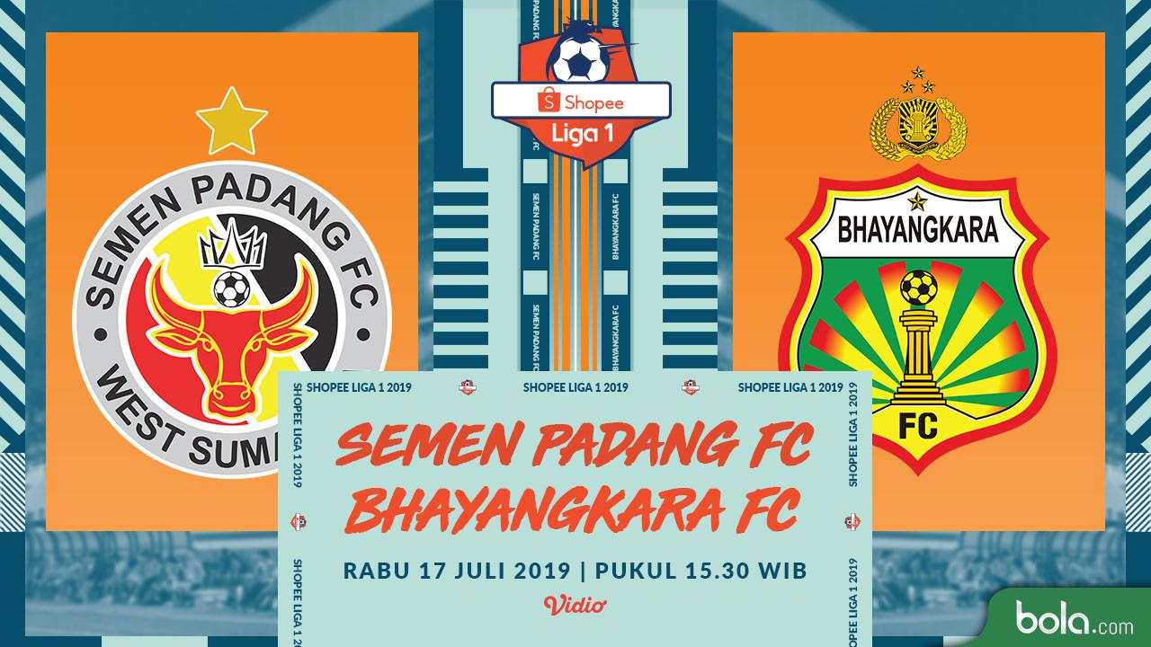 Semen Padang FC Vs Bhayangkara FC
