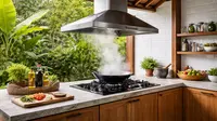 7 Desain Dapur Terbuka yang Asapnya Tidak Mengarah ke Rumah Tetangga